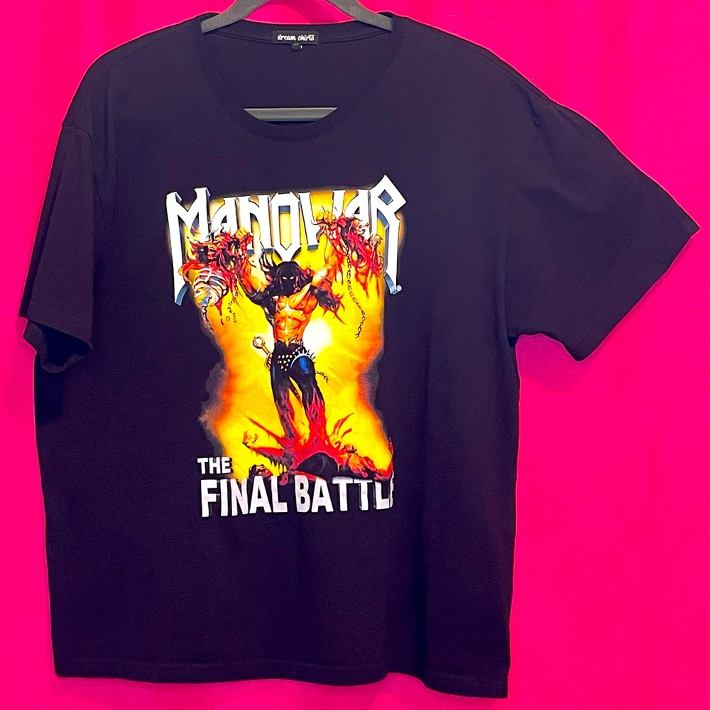 MANOWAR THE FINAL BATTLE TEE SIZE XL